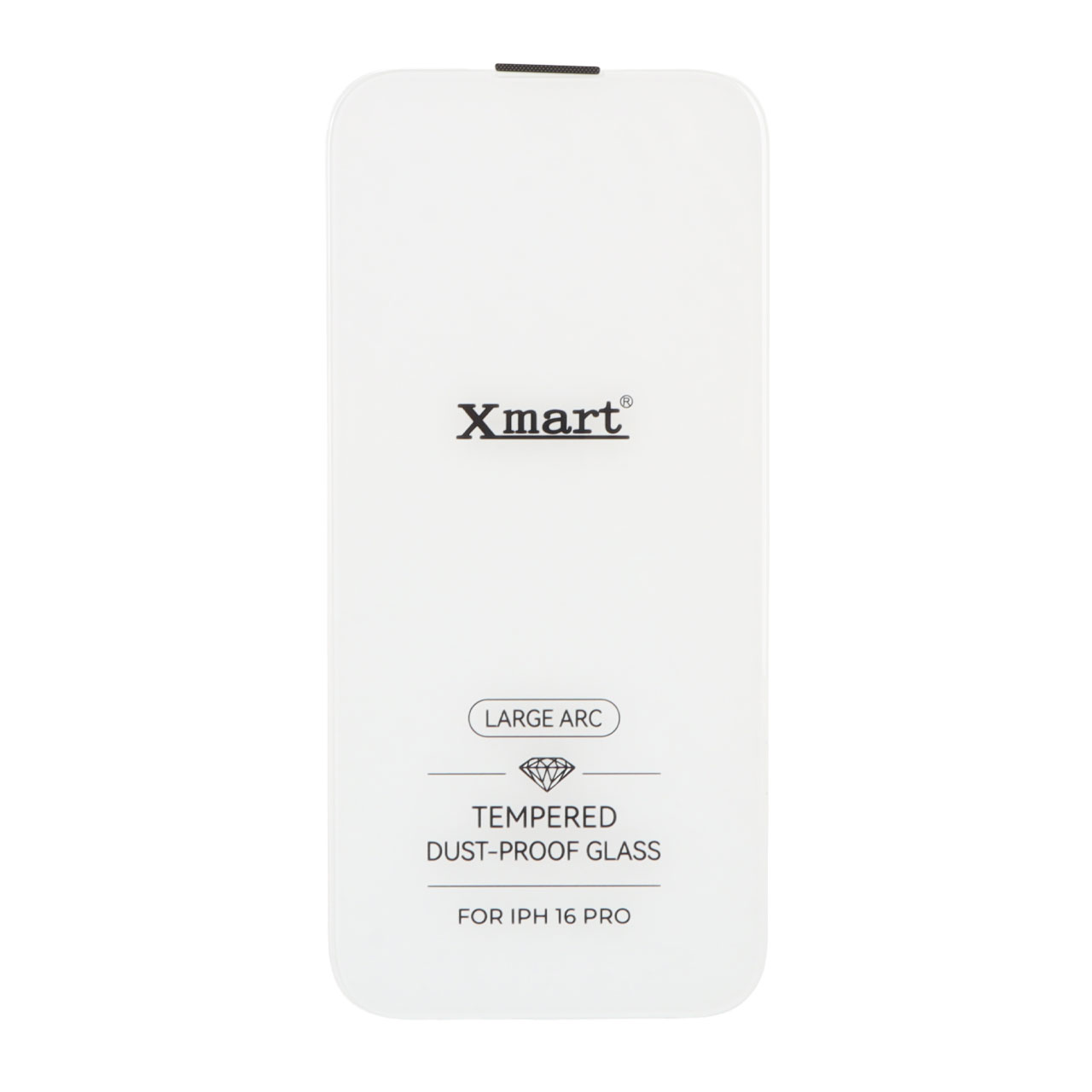 محافظ صفحه نمایش شیشه ای بدون حاشیه توری دار Xmart 3D Large Arc مدل Apple iPhone 17 / iPhone 16 Pro